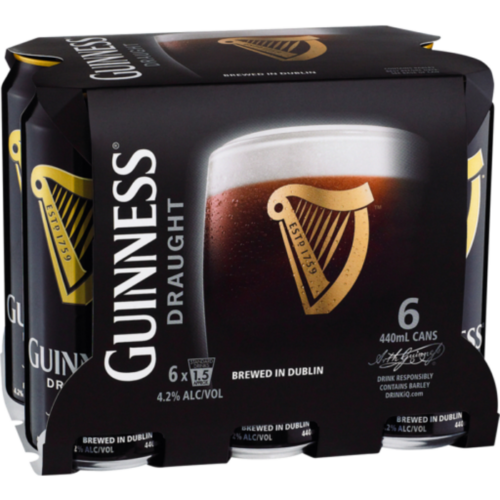 Guinness 6 Pack Cans