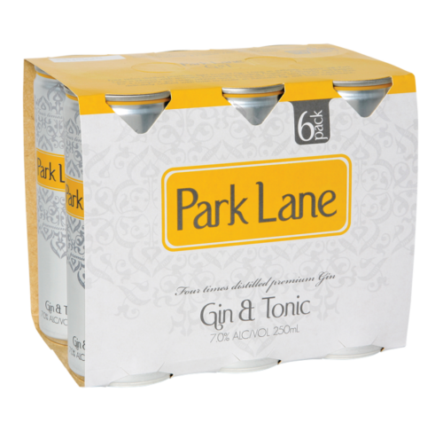 Park Lane Gin & Tonic 7% 6 Cans